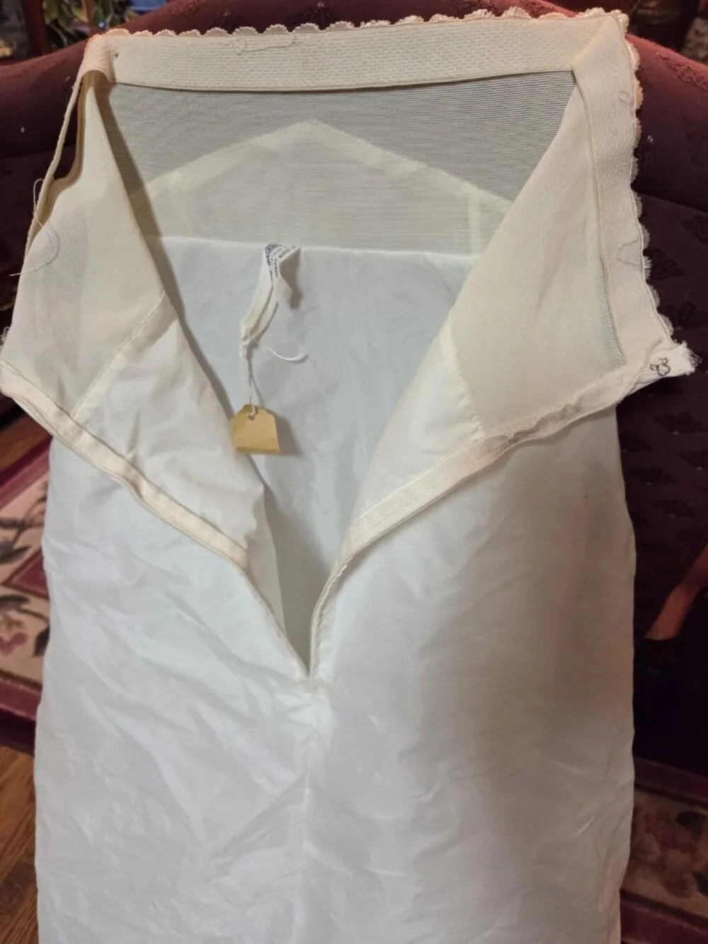 Retro New Damage Merry Modes A-Line Tulle wedding Petticoat slip Sz 6 Style 1386